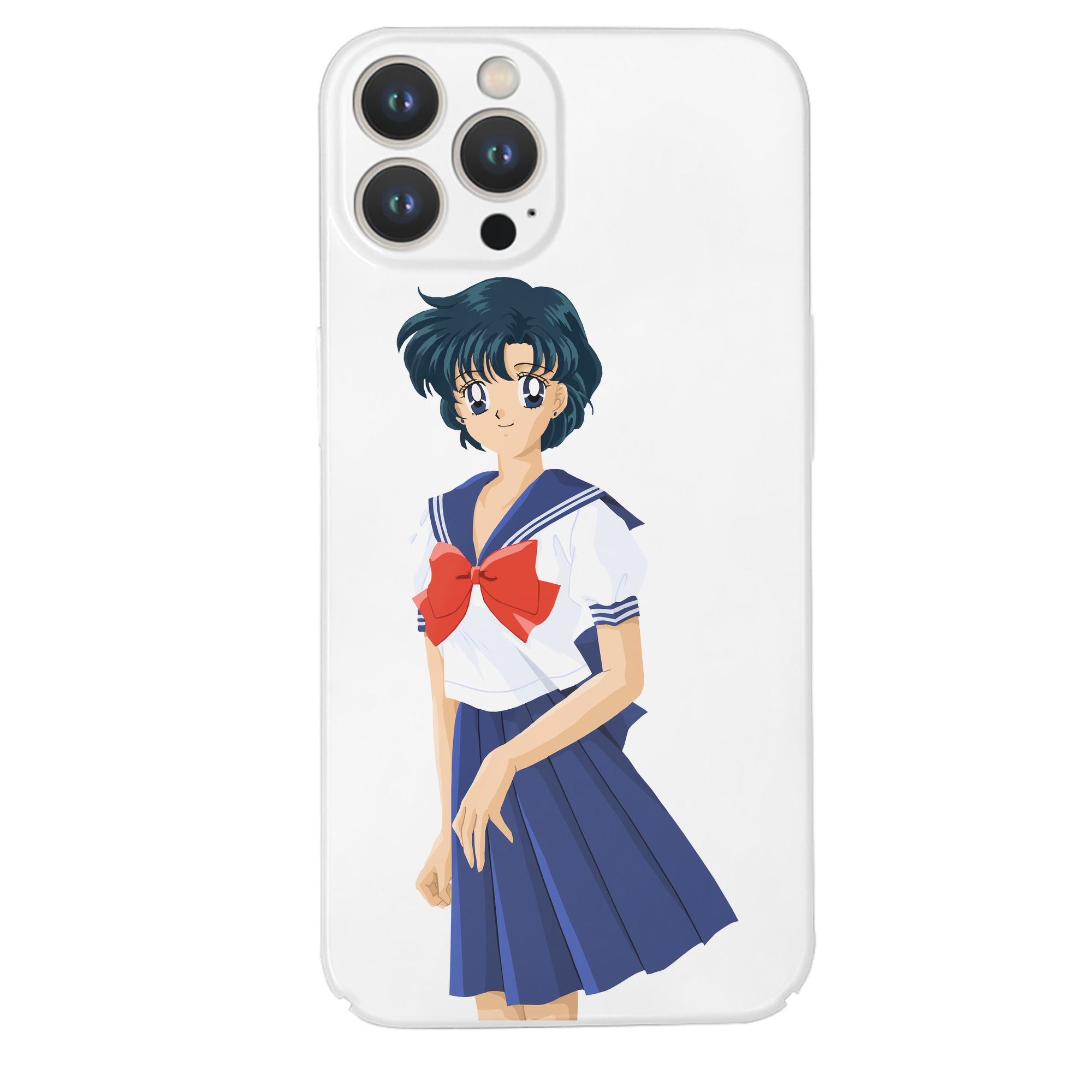 （画像用） 美少女戦士セーラームーン 水野 亜美 みずの あみ Sailor Moon Mizuno Ami 【iPhone 14シリーズ対応】ハードケース
